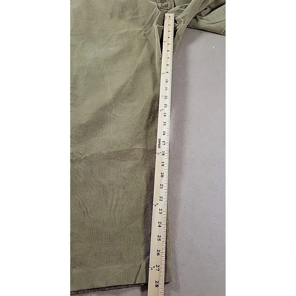 Lands End Mens Size 42 Pants Classic Corduroy Traditional Fit Brown Cotton BLEND